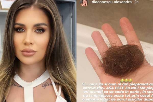 Alexandra Diaconescu de la Insula Iubirii, disperată din cauza căderii părului. Vedeta se confruntă cu probleme serioase: ”Intru în depresie”