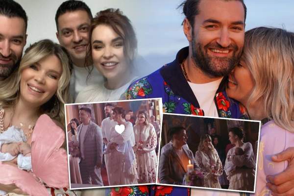 Cine sunt și cum arată nașii lui Josephine Ana, fiica Ginei Pistol și a lui Smiley. Evenimentul a strâns toată crema vedetelor / FOTO