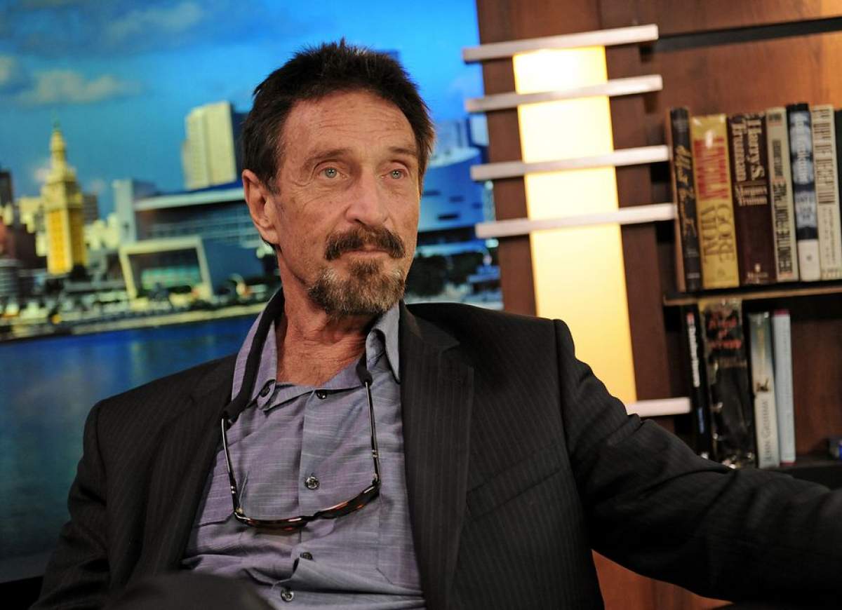 John McAfee s-a sinucis într-o celulă de închisoare din Spania, unde se afla în detenție. Creatorul antivirusului urma să fie extrădat