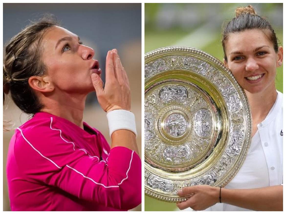 colaj cu Simona Halep după ce a câștigat competiția în trecut