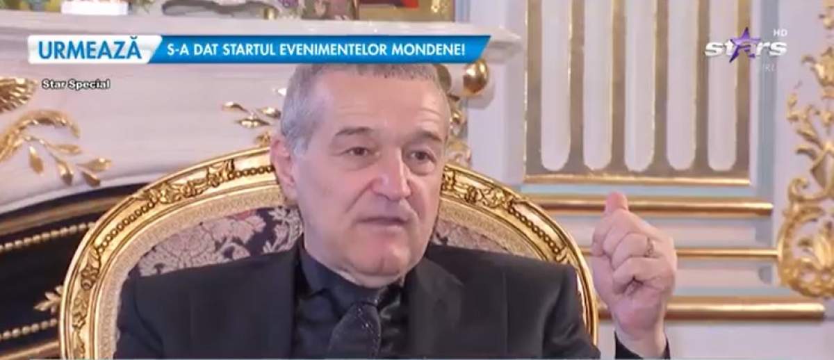 Gigi Becali, în cadrul unui interviu la Antena Stars