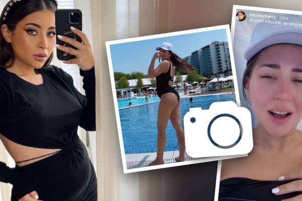 Cum arată Nicole Cherry în costum de baie, gravidă în aproape patru luni. Artista, apariție inedită la piscină: „Ce am fost și ce-am ajuns” / FOTO