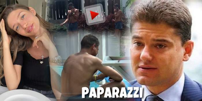 Cristian Boureanu, probleme în paradis? Fostul politician s-a relaxat la piscină, dar nici urmă de iubita lui, Laura Dincă / PAPARAZZI