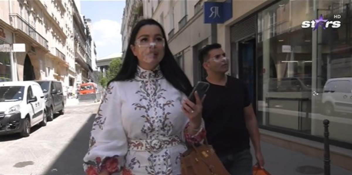 Brigitte l-a dus pe Florin Pastramă la magazinele exclusiviste din Paris Brigitte și Florin Pastramă pe străzile din Paris