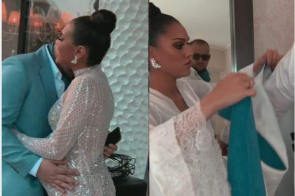 Karmen și Bogdan Căplescu au aniversat doi ani de căsătorie. Fiica lui Adrian Minune le-a oferit fanilor imagini inedite de la eveniment / FOTO