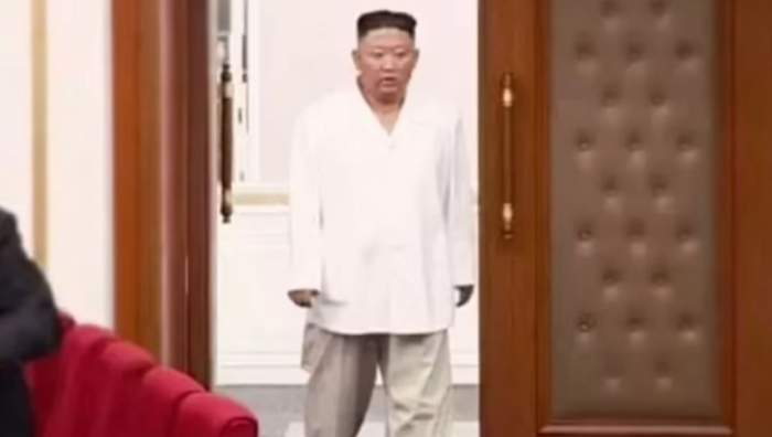 Imagini șocante cu Kim Jong-un! Televiziunea nord-coreeană a arătat scăderea în greutate dramatică a liderului / FOTO