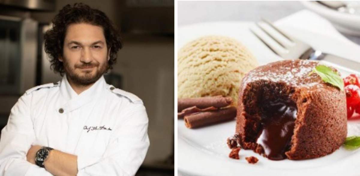 Rețeta de lava cake a lui chef Florin Dumitrescu. Care este secretul pentru un desert reușit