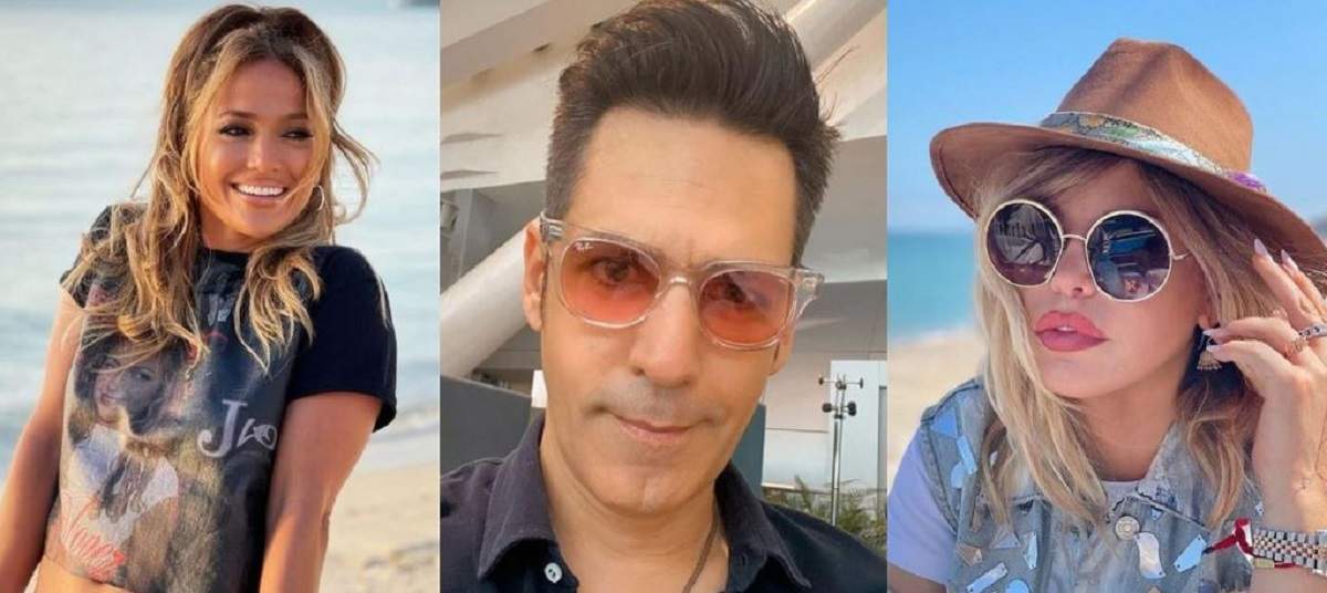 Ștefan Bănică Jr, Loredana Groza și Jennifer Lopez sunt trecuți de 50 de ani Un colaj cu Ștefan Bănică Jr, Loredana Groza și Jennifer Lopez. Ele sunt pe plajă, iar el își face un selfie în cămașă neagră.