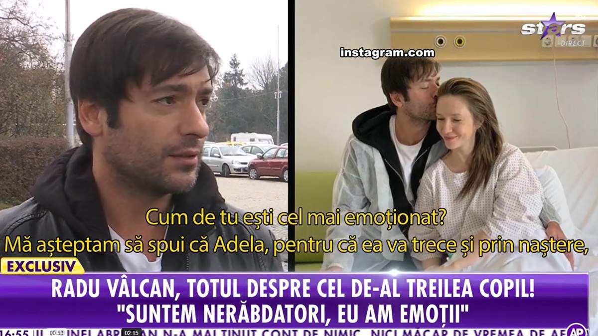 Radu Vâlcan, pregătit să devină tată pentru a treia oară. Actorul așteaptată cu nerăbdare momentul: ”Avem emoții” / VIDEO
