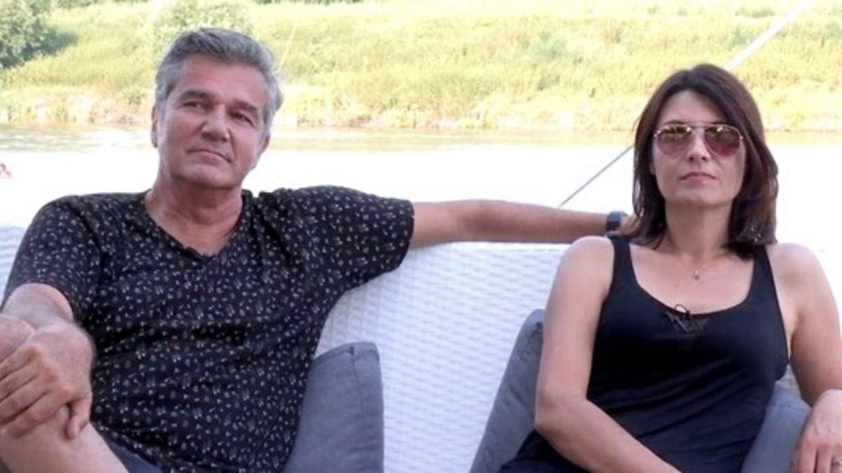 Liliana Ștefan și Dan Bittman în perioaa în care formau un cuplu.