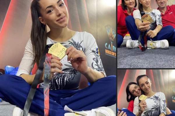Larisa Iordache a câștigat medalia de aur la Campionatul Mondial de Gimnastică din Cairo: „Pentru noi”