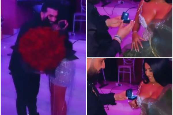 Alina Marymar și Tzancă Uraganu s-au împăcat! Manelistul i-a oferit inelul mult dorit focoasei brunete, chiar de ziua ei / VIDEO