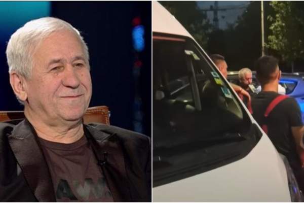 George Mihăiță, implicat într-un accident rutier, în Capitală! Marele actor, prins băut la volan / VIDEO