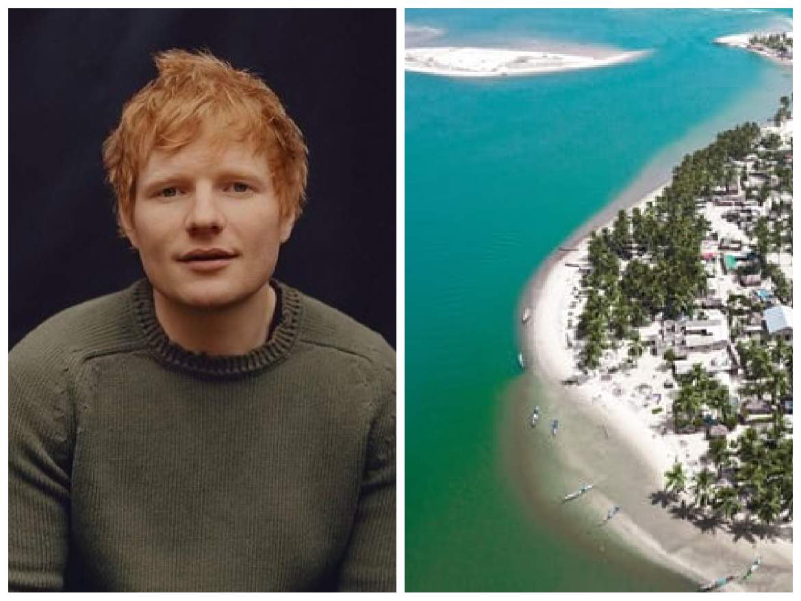 Ed Sheeran  și o insulă