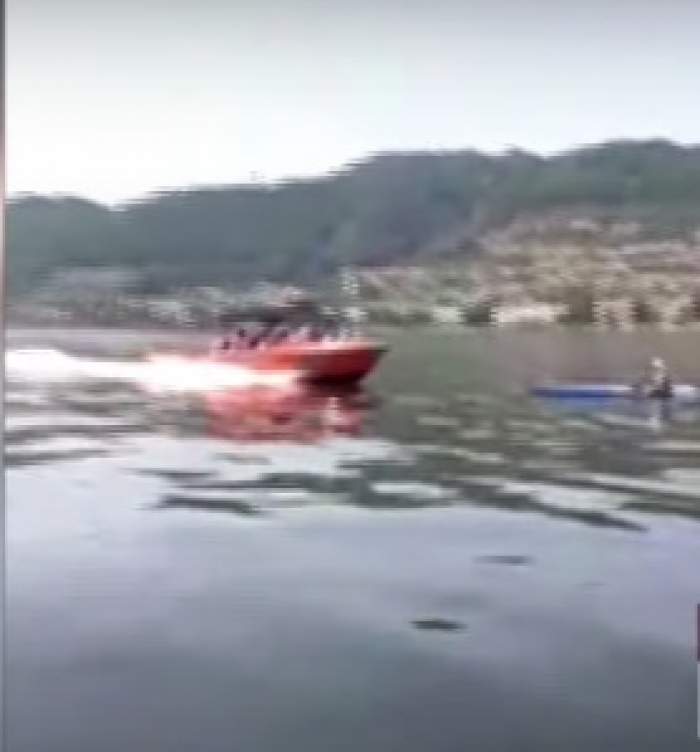 Imagini terifiante pe Dunăre. O barcă în care se aflau copii a fost ruptă în două de o șalupă / FOTO
