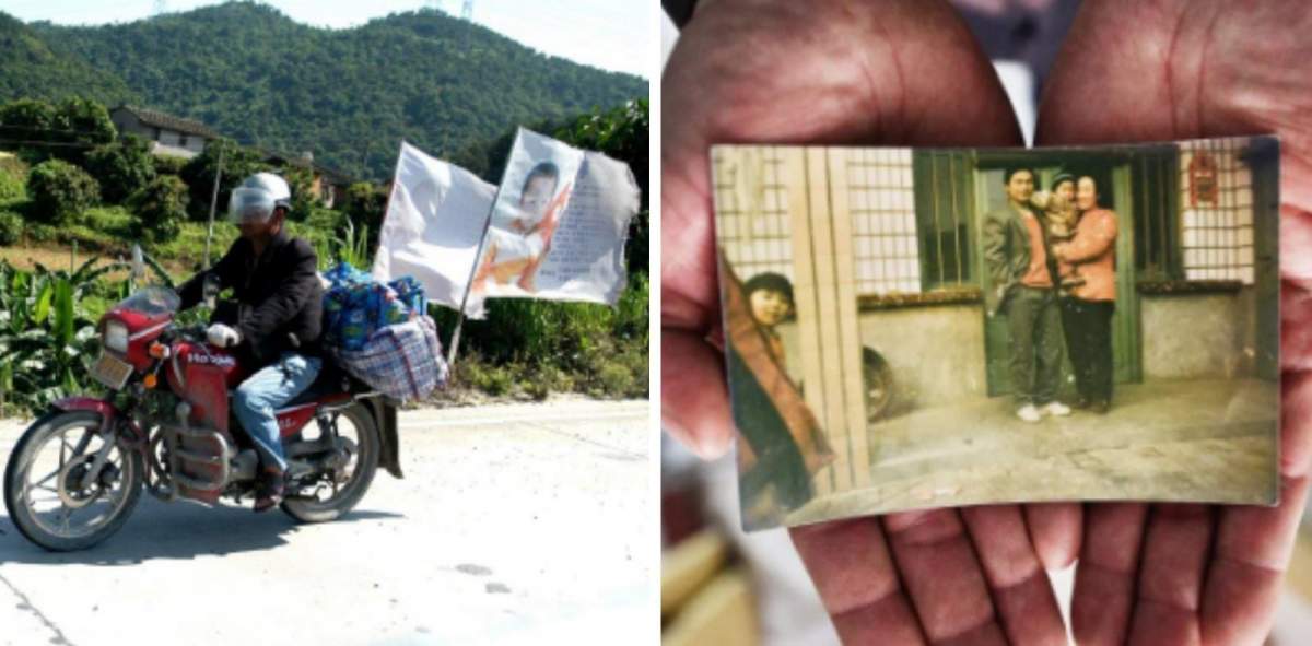Un bărbat a mers jumătate de milion de kilometri cu motocicleta în căutarea fiului său răpit în urma cu 24 de ani. Cum a reușit să îl găsească