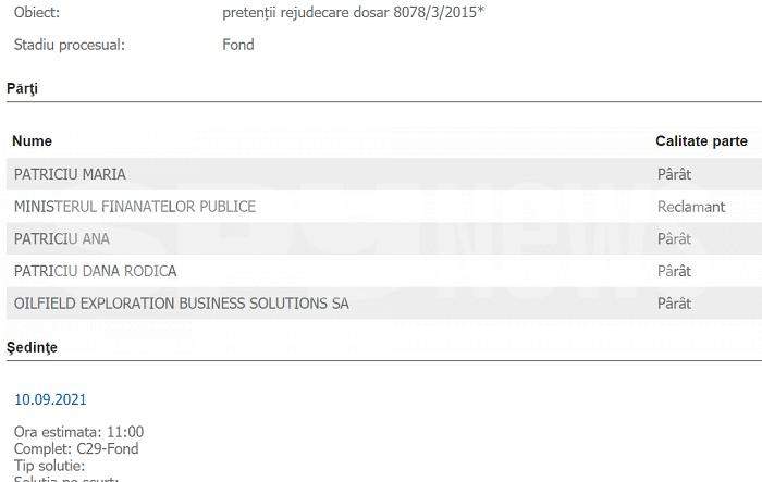 Moștenitoarele miliardarului Patriciu, vânate pentru bani / Decizia judecătorilor