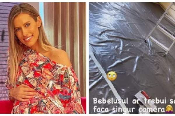 Cum arată camera viitorului copil al Gabrielei Prisacariu și al lui Dani Oțil. Soția matinalului a făcut totul public / FOTO