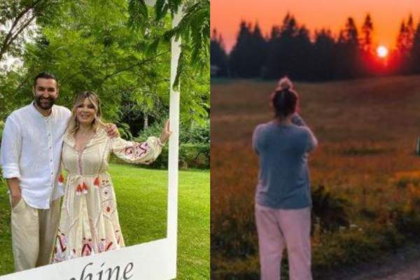 Gina Pistol și Smiley, ipostază romantică la apus. Cum s-au postat cei doi pe Instagram / FOTO