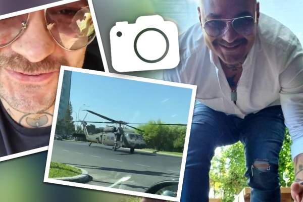 Cristi Mitrea, imagini cu momentul în care elicopterul a aterizat forțat în Piața Charles de Gaulle: „Să-i ducă cineva un covrig pilotului” / VIDEO