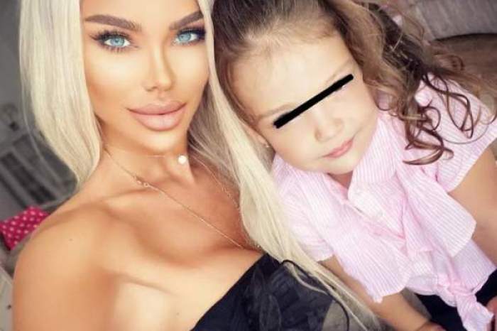 bianca dragusanu cu fetita ei