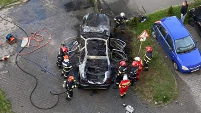 Alertă cu bombă, chiar lângă casa afaceristului ucis la Arad. Cazul a fost rezolvat de un câine polițist / FOTO