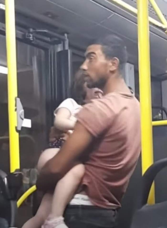 Alertă falsă la Brăila, după ce o fetiță a fost filmată zbătându-se în brațele unui individ. Cine era, de fapt, bărbatul / FOTO