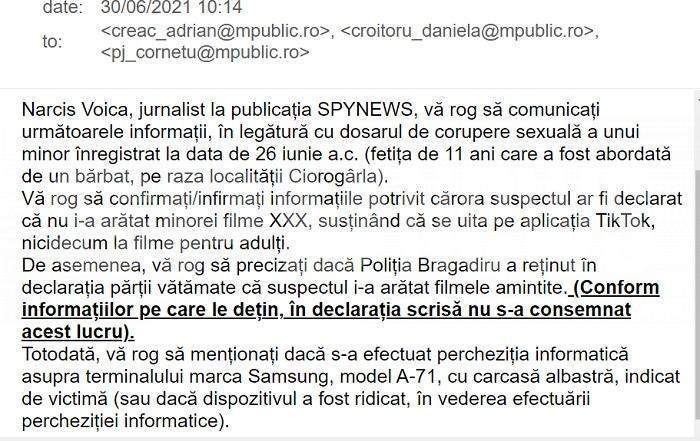 Polițiștii se anchetează între ei, într-un dosar de pedofilie / Document incredibil, în cazul perversului care a abuzat o fetiță de 11 ani, la Ciorogârla