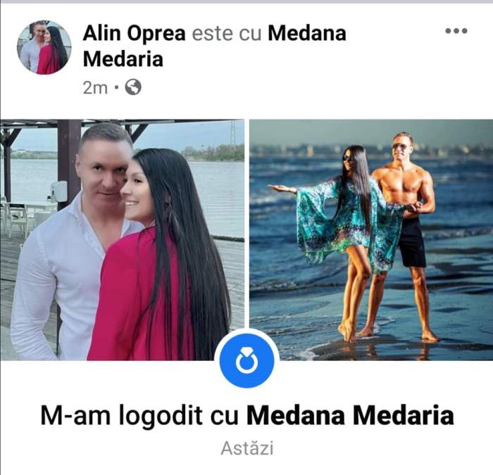 Colaj foto cu Alin Oprea și Medana Medaria