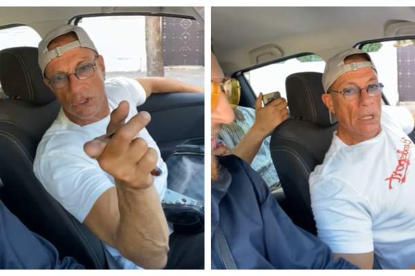 Jean-Claude Van Damme, dans pe manele în timpul vizitei din România. Cum a fost filmat faimosul star de la Hollywood / VIDEO