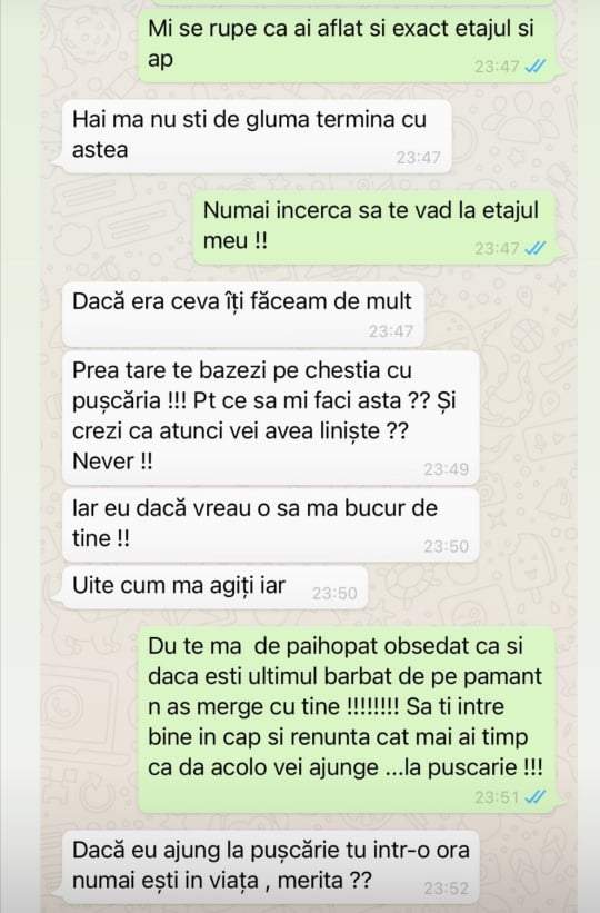 Simona Trașcă, amenințată cu moartea de agresorul care o urmărește zilnic: ”Într-o oră nu mai ești în viață” / FOTO