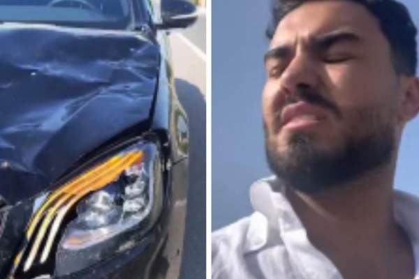 Jador, accident grav cu mașina! Artistul și-a distrus bolidul de lux. "Am văzut moartea cu ochii" / VIDEO