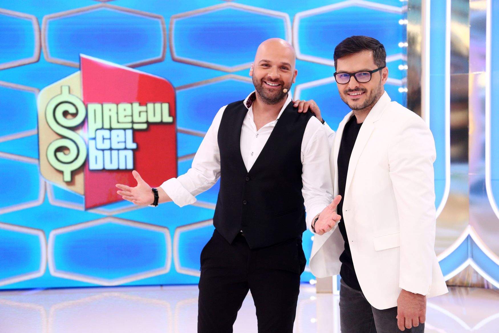 Primele imagini cu Liviu Vârciu și Andrei Ștefănescu la noul lor show, Prețul cel bun. Când începe