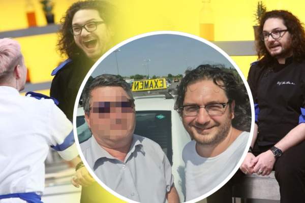 Florin Dumitrescu a luat permisul de conducere! Cum s-a descurcat juratul Chefi la cuțite la traseu: „Stați în casă!”