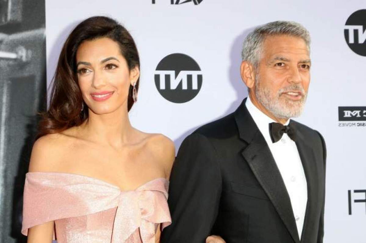 George Clooney și Amal Clooney la un eveniment