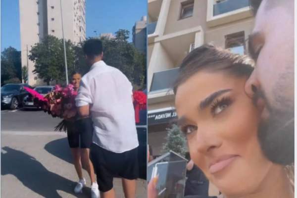 Theo Rose, surpriză de proporții din partea iubitului ei, Alex Leonte. Ce i-a dăruit nepotul lui Nea Marin: ”Nu plânge, că te bat” / FOTO