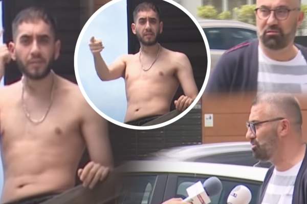 Fulgy, scandal cu jurnaliștii din fața casei. Fiul Clejanilor a trecut la amenințări de față cu Ioniță, tatăl lui: ”Vă rezolv eu pe toți” / VIDEO