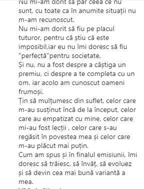 Simona Bălăceanu, mesaj emoționant pe Instagram după finala Burlacul sezonul 6: „Nu mi-am dorit să fiu pe placul tuturor”. Internauții au reacționat imediat / FOTO
