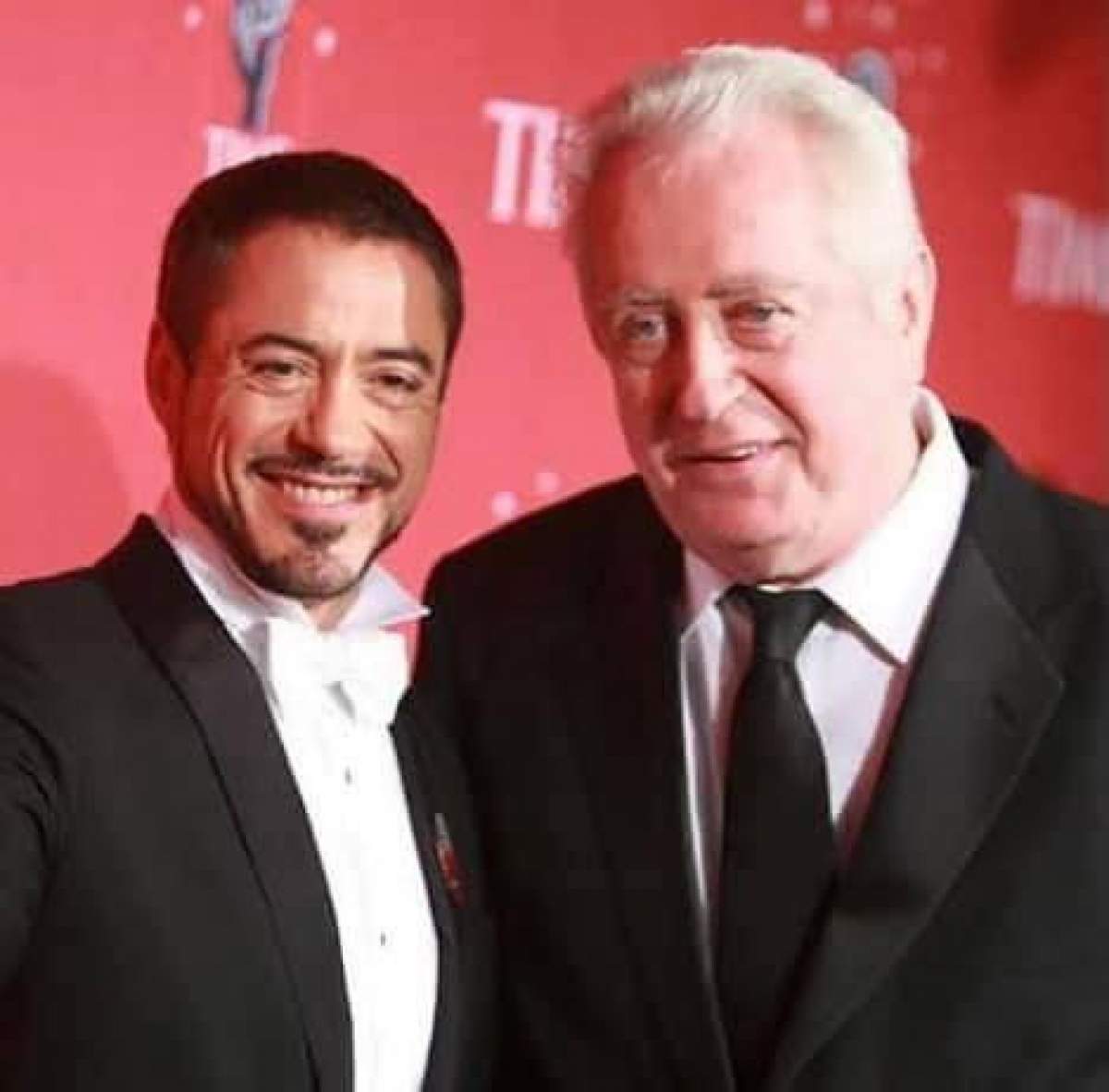 Robert Downey Sr. și Robert Downey Jr. la lansarea unui film