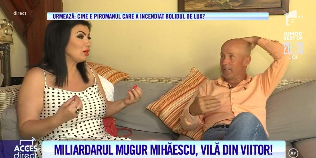 Mugur Mihăescu, în vila sa