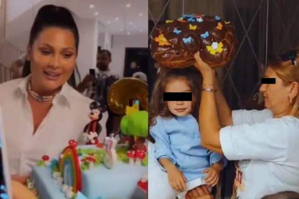 Partenera lui Florin Salam i-a rupt turta fiului! În absența lui Florin Salam, Roxana Dobre a fost ajutată de Betty Vișănescu la petrecerea „regească” / FOTO