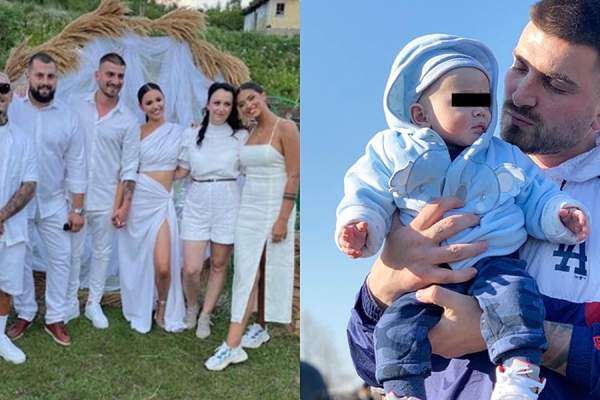 Antonia și Alex Velea și-au luat rolul de nași în serios. Cum au fost surprinși la o zi de la botez alături de finul lor