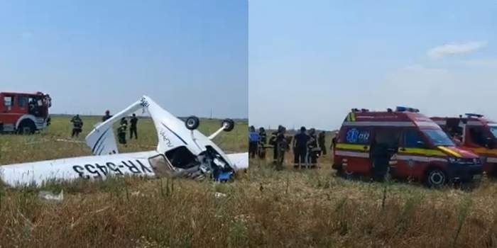 accident aviatic chitila