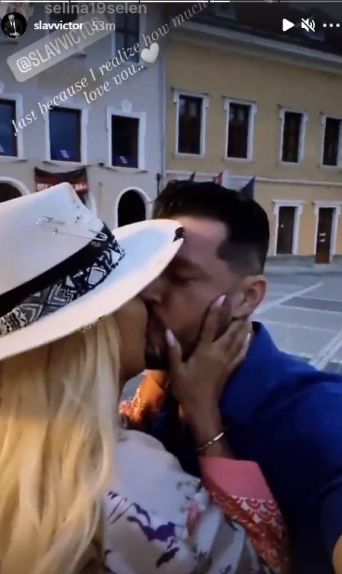 Victor Slav, sărut pătimaș cu iubita. Selina și-a declarat dragostea pentru fostul Biancăi Drăgușanu: „Am realizat cât de mult te iubesc” / VIDEO