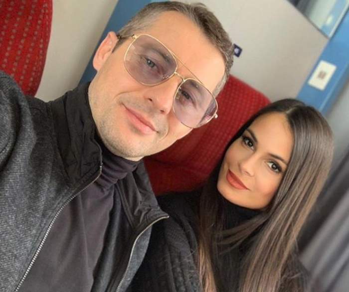 Adi Sînă și Anca Serea, selfie în tren