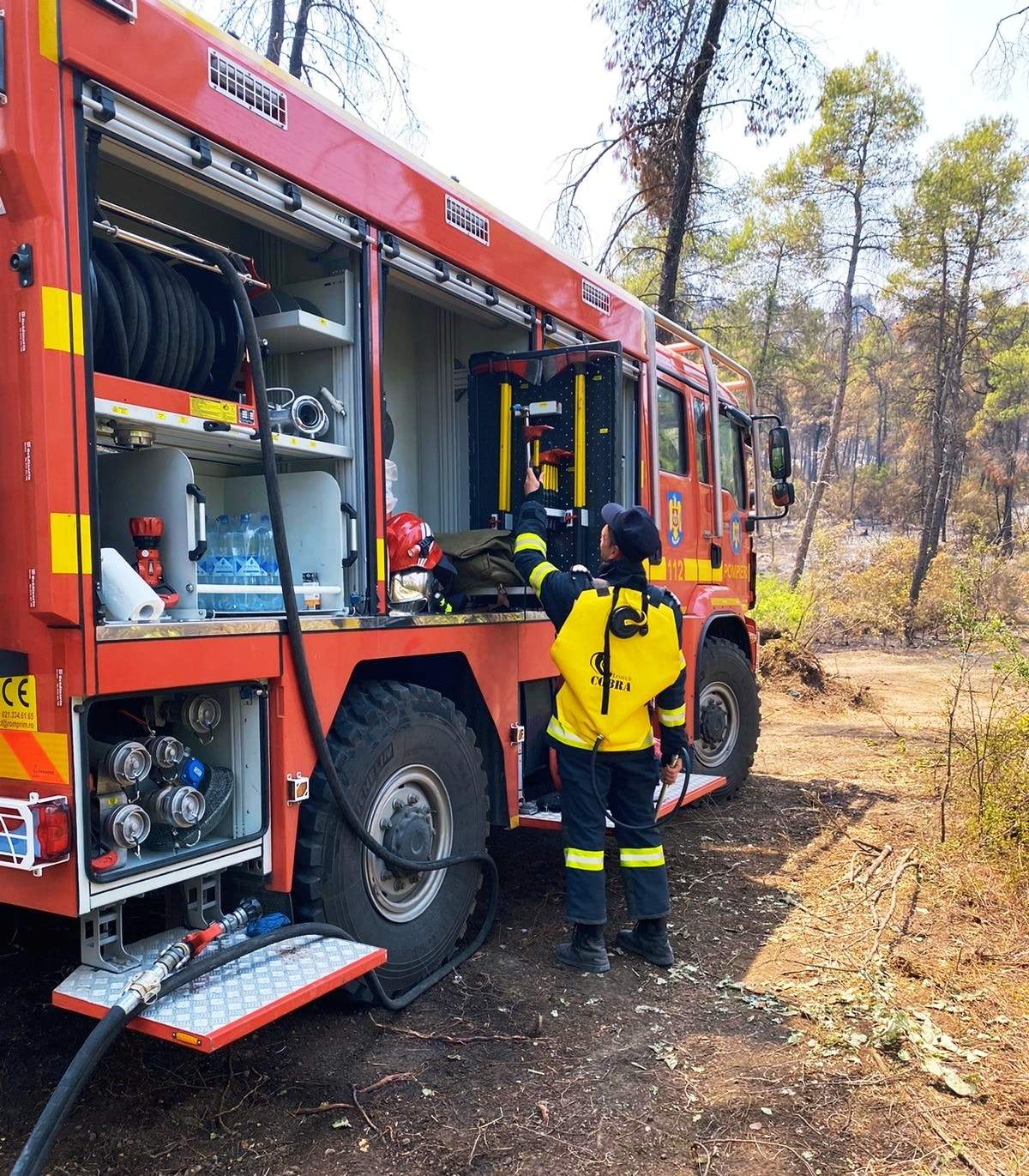 Pompierii români, aplaudați în Grecia, pentru gestul lor: „Am rămas uimiţi”