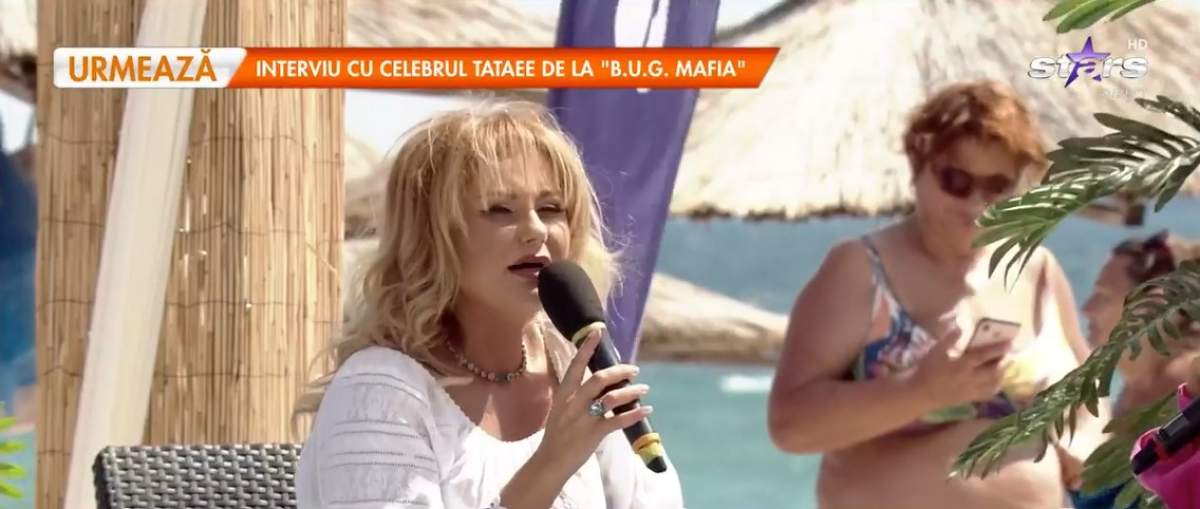 Emilia Ghinescu, la mare în cadrul emisiunii Star Matinal