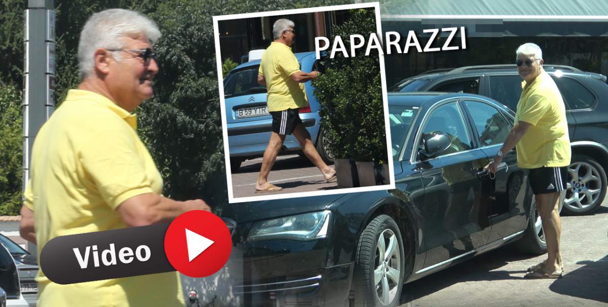 Ce nu face Ioan Andone pentru o masă bună! Celebrul antrenor încalcă chiar și regulile de circulație / PAPARAZZI