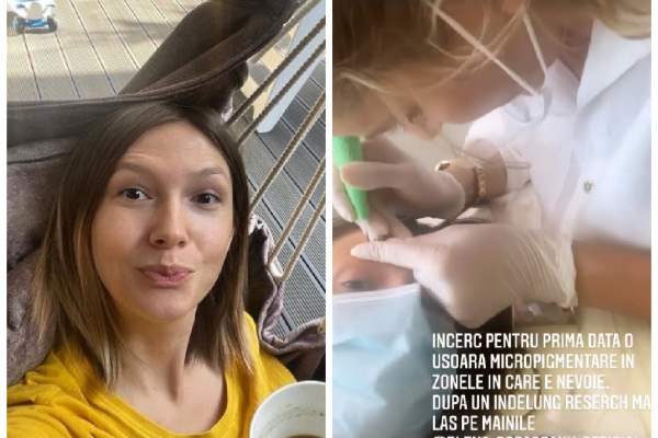 Adela Popescu și-a micropigmentat sprâncenele. Cum arată vedeta după procedură / FOTO