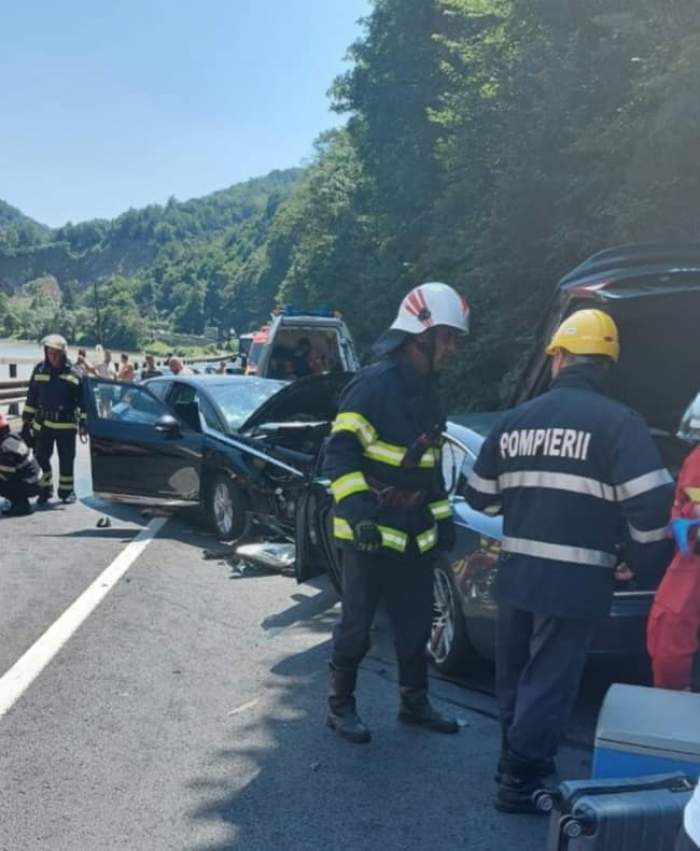 Accident soldat cu 8 victime pe Valea Oltului. Șoferul vinovat se afla pe contrasens: ”Cred că am ațipit” / FOTO